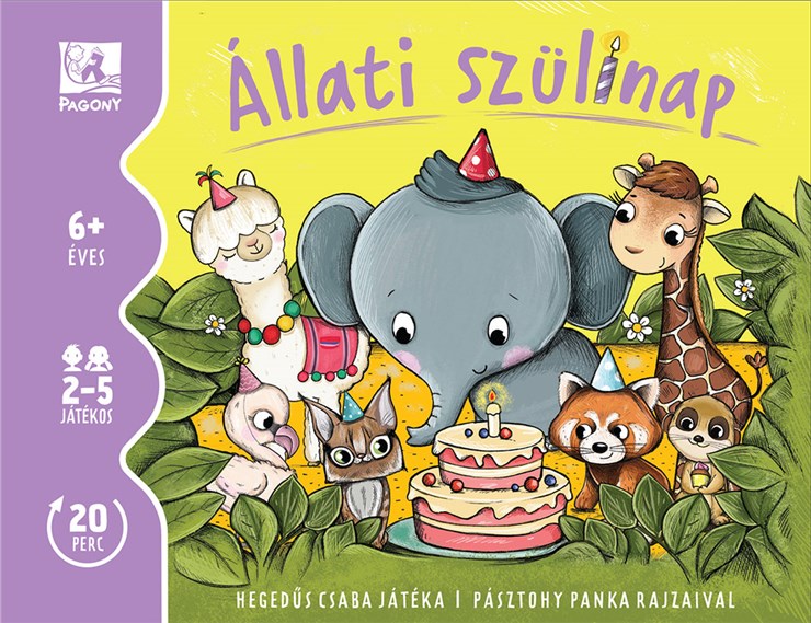 Cutia jocului de societate Állati szülinap