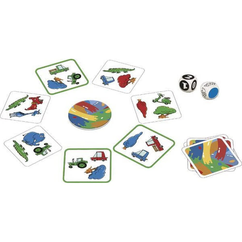 Conținutul jocului de societate Clack! Family