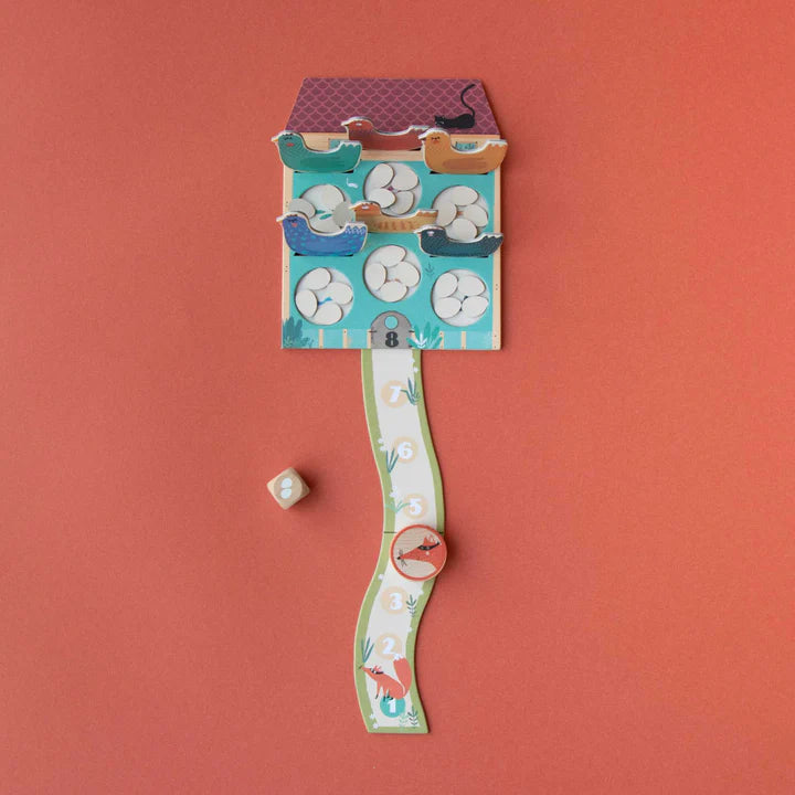 Conținutul jocului de societate Cluck, Cluck, the Fox - Pocket Edition