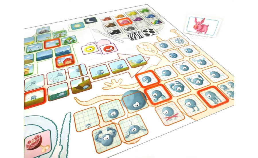 Conținutul jocului de societate Concept Kids: Animals