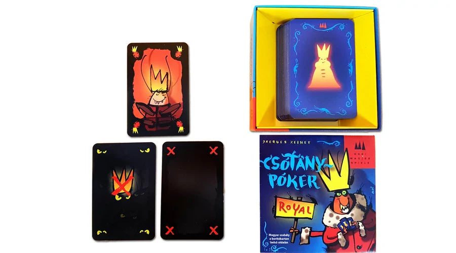 Conținutul jocului de societate Cockroach Poker Royal