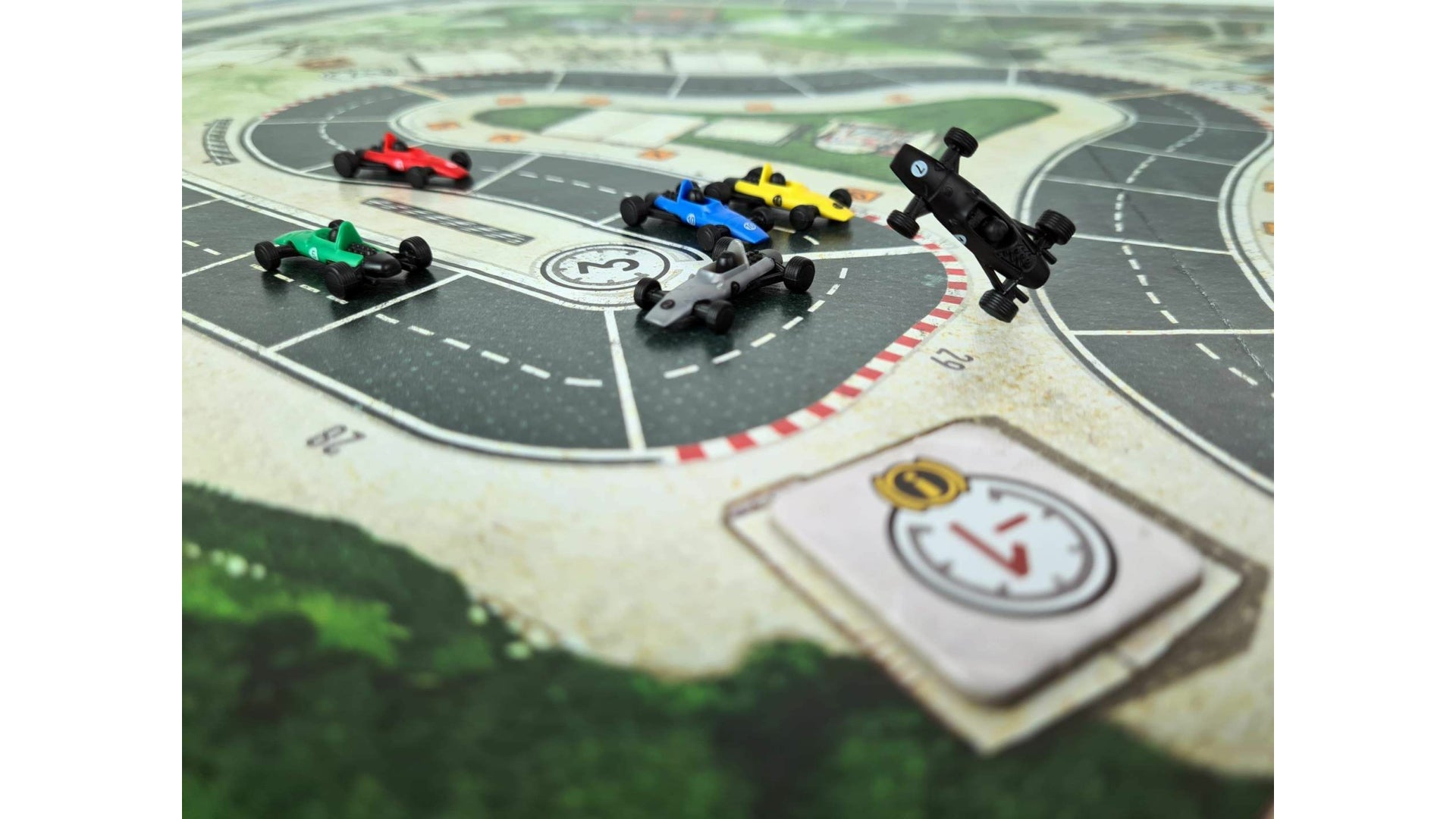 Conținutul jocului de societate Heat: Pedal to the Metal