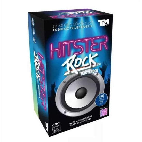 Cutia jocului de societate Hitster: Rock – Magyarock