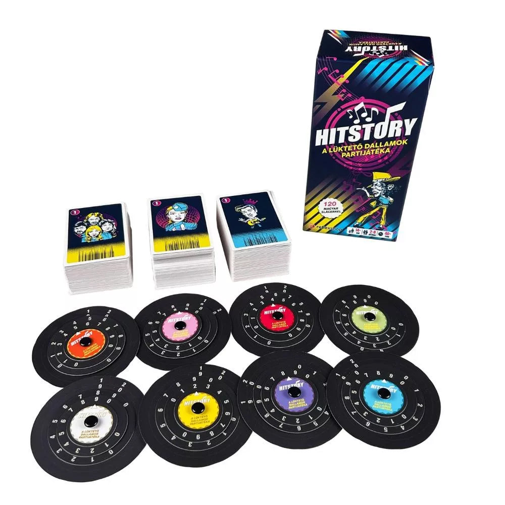 Conținutul jocului de societate Hitstory