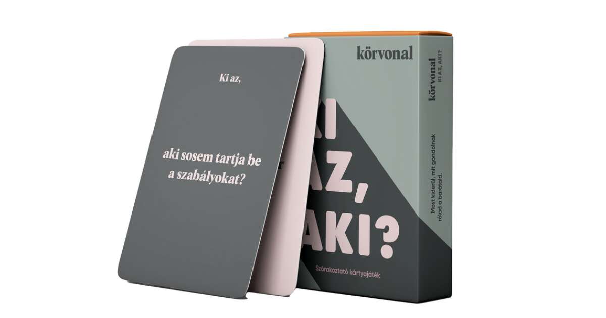 Cărțile jocului de societate Körvonal: Ki az, aki?