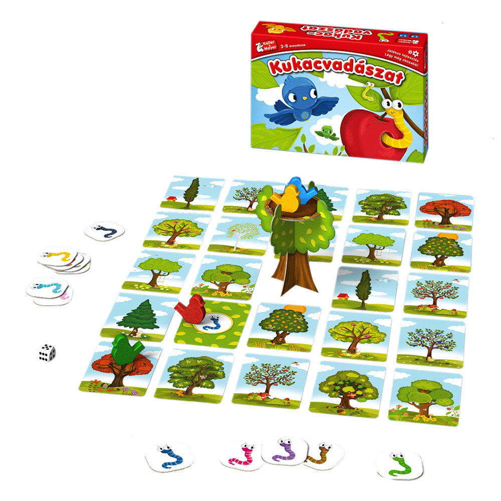 Conținutul jocului de societate Kukacvadászat