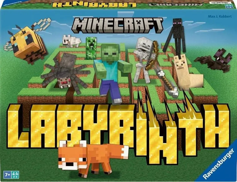 Cutia jocului de societate Minecraft Labyrinth