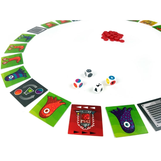 Conținutul jocului de societate Panic Lab