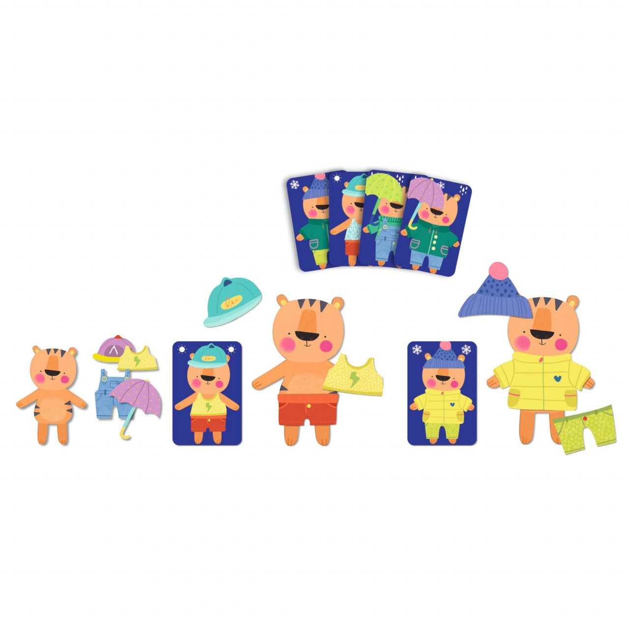 Conținutul jocului de societate Rapido Météo