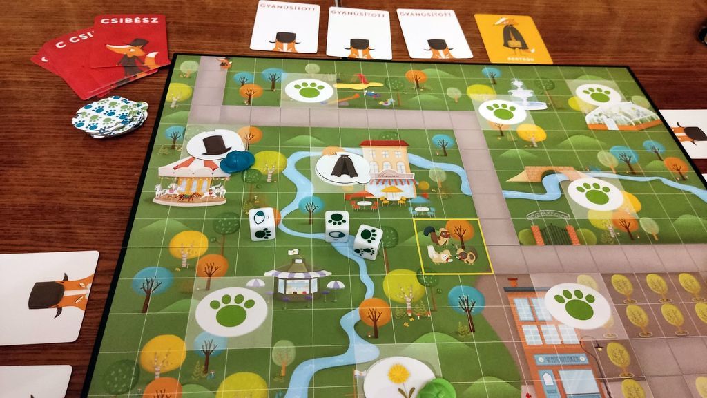 Conținutul jocului de societate Outfoxed!