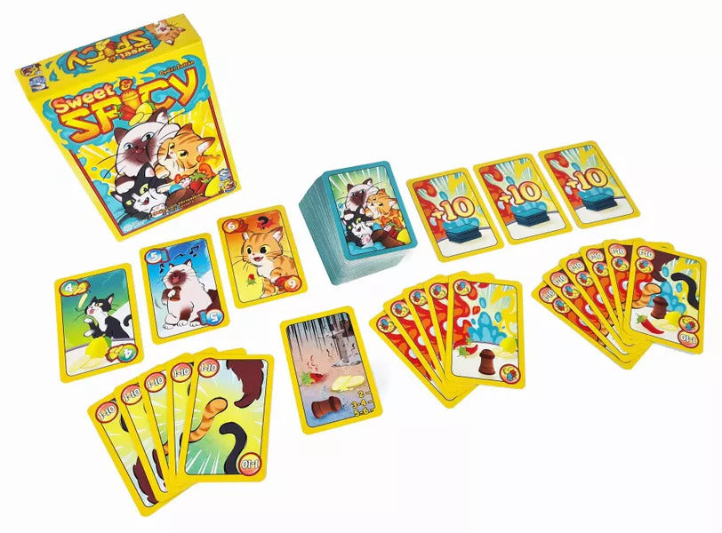 Conținutul jocului de societate Sweet & Spicy