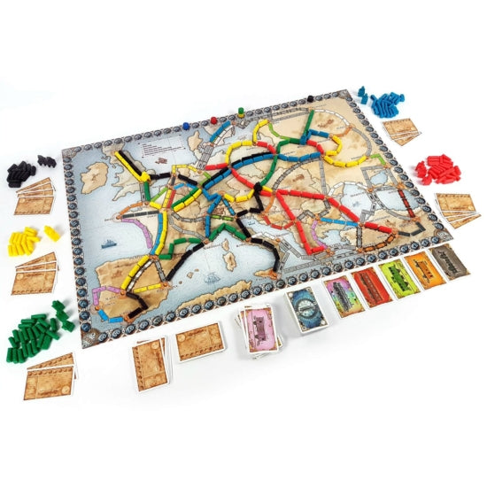 Cutia jocului de societate Ticket to Ride: Europa