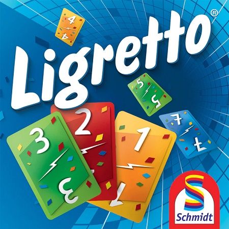 Cutia jocului de societate Ligretto Blue