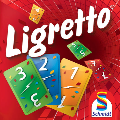 Cutia jocului de societate Ligretto Red