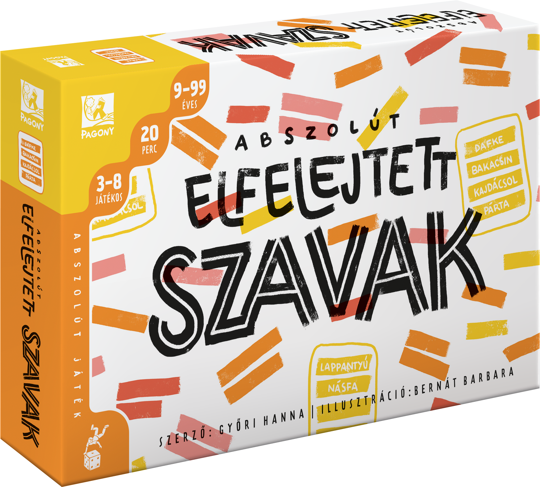 Cutia jocului de societate Abszolút elfelejtett szavak