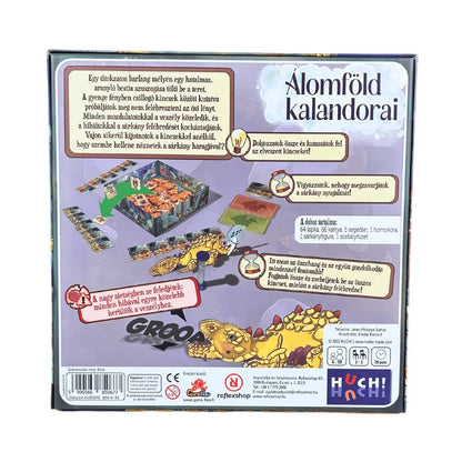 Spatele cutiei jocului de societate Dream Dragon Dream