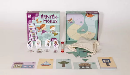 Conținutul jocului de societate Árnyékmókus