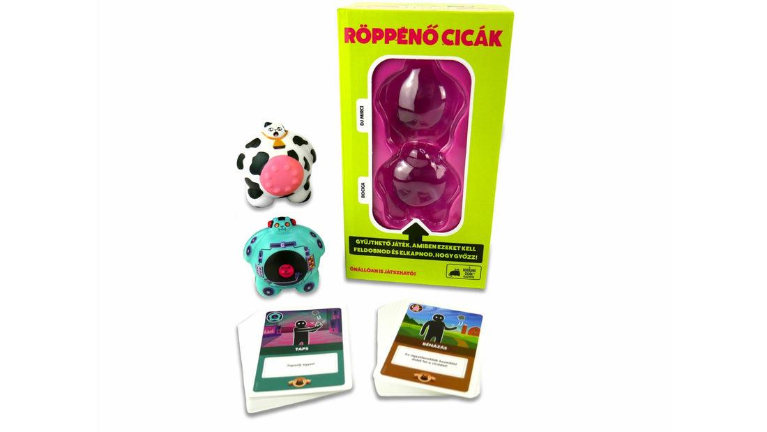 Piesele jocului de societate Catchables: DJ Cat &amp; Cat-tle