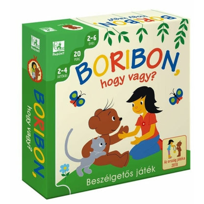 Cutia jocului de societate Boribon, hogy vagy?