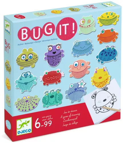 Cutia jocului de societate Bug It!