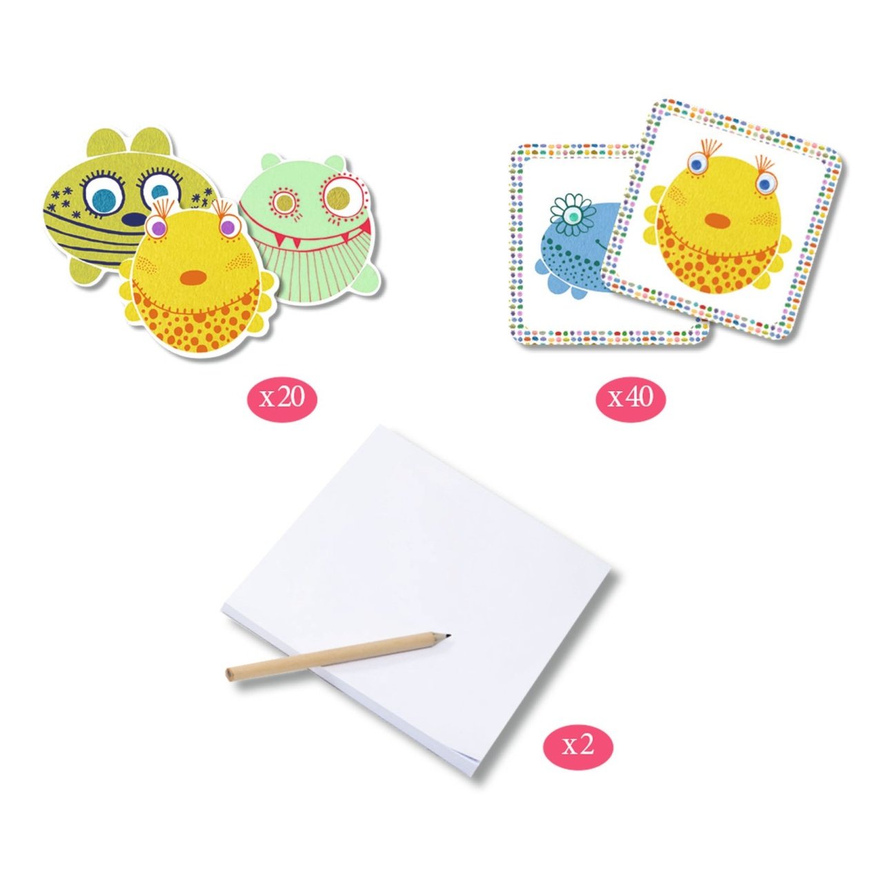 Conținutul jocului de societate Bug It!