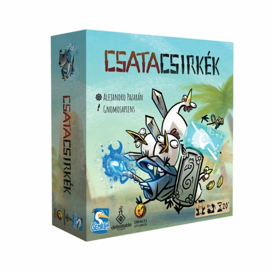 Cutia jocului de societate Regroup! Chicken Army