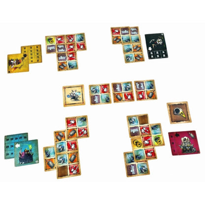 Conținutul jocului de societate Regroup! Chicken Army