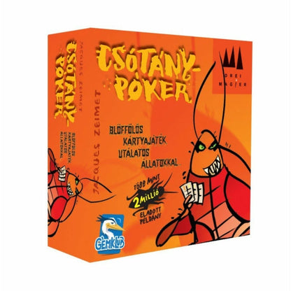 Cutia jocului de societate Cockroach Poker