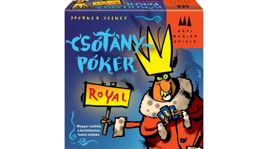 Cutia jocului de societate Cockroach Poker Royal