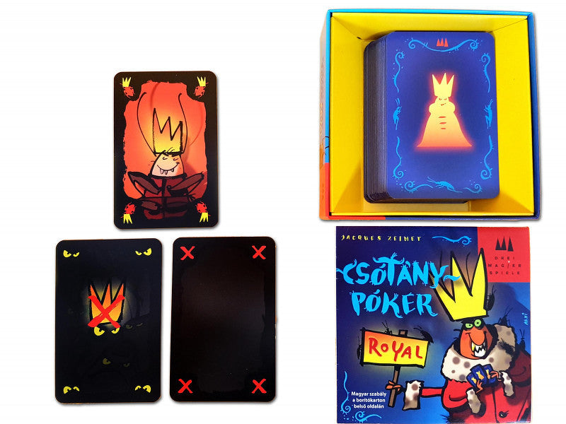 Conținutul jocului de societate Cockroach Poker Royal