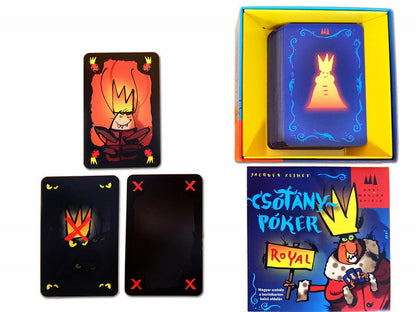 Conținutul jocului de societate Cockroach Poker Royal