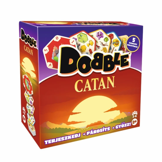 Cutia jocului de societate Dobble CATAN