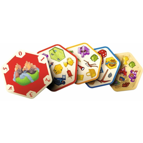 Cărțile jocului de societate Dobble CATAN