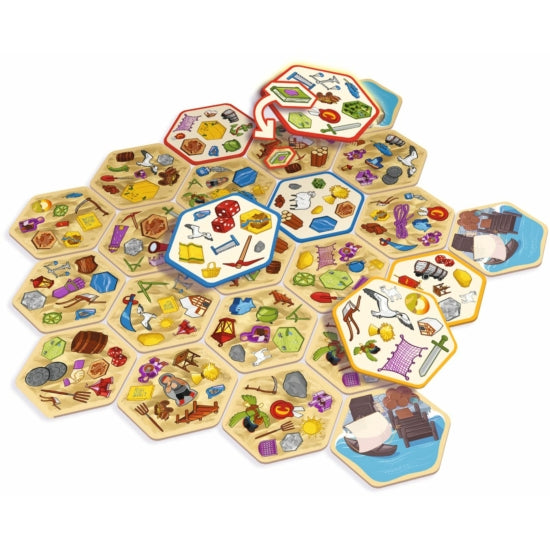 Conținutul jocului de societate Dobble CATAN