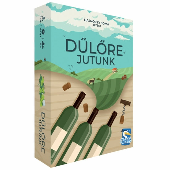 Cutia jocului de societate Dűlőre jutunk
