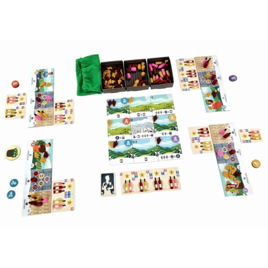 Conținutul jocului de societate Dűlőre jutunk