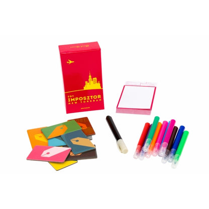 Conținutul jocului de societate A Fake Artist Goes to New York