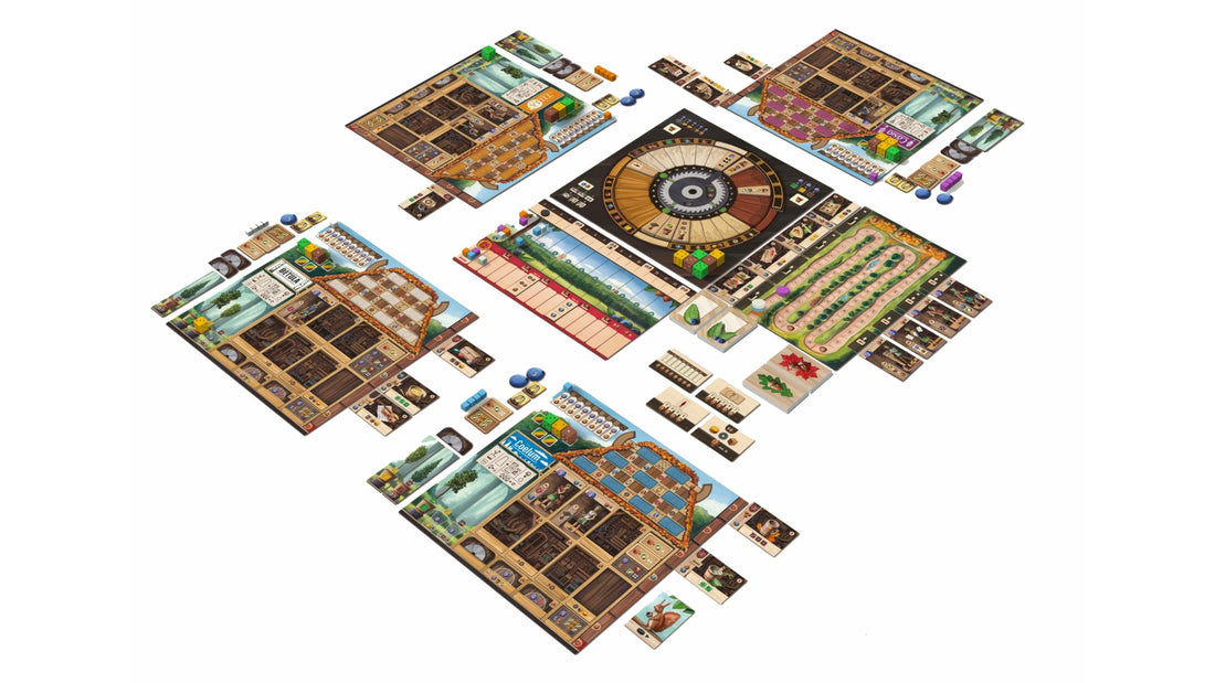 Conținutul jocului de societate Woodcraft