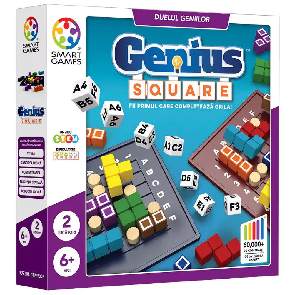 Cutia jocului de societate Genius Square