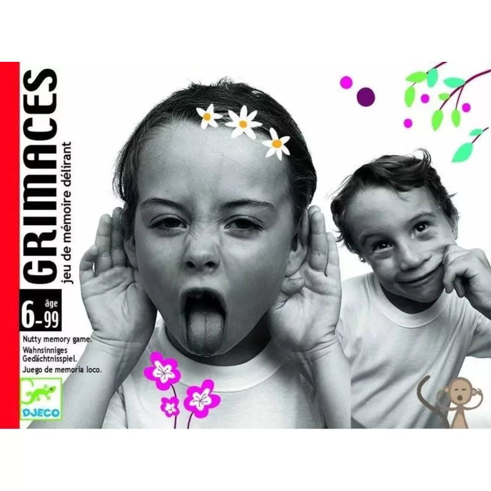Cutia jocului de societate Grimaces