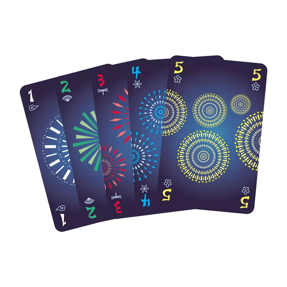 Cărțile jocului de societate Hanabi