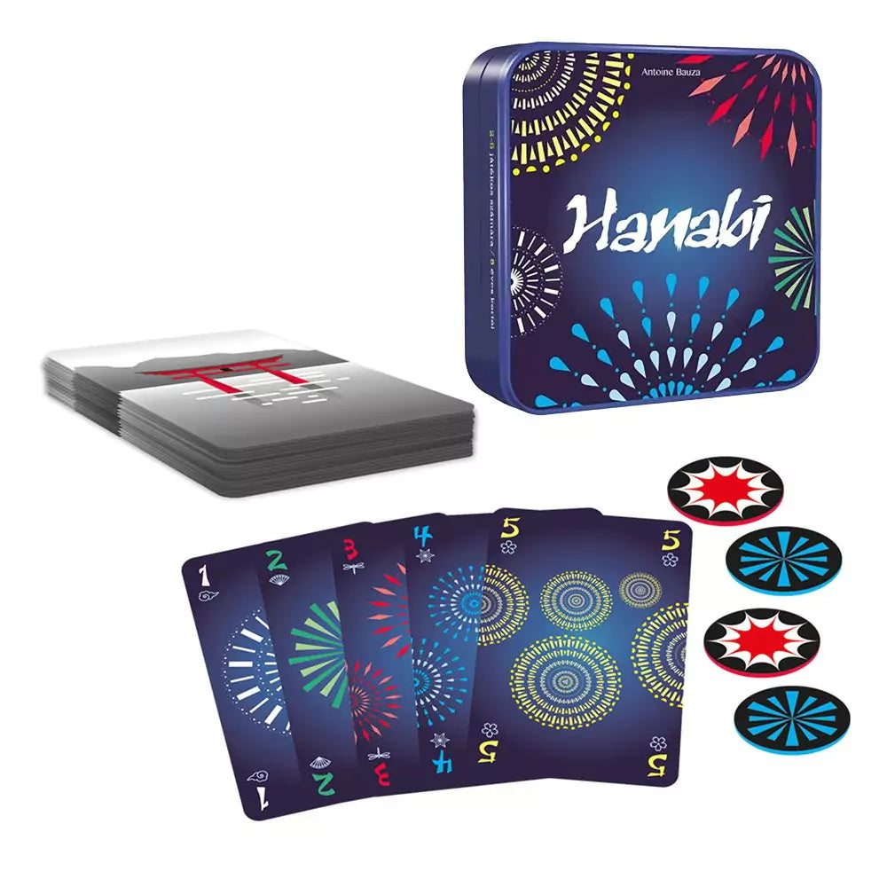 Conținutul jocului de societate Hanabi