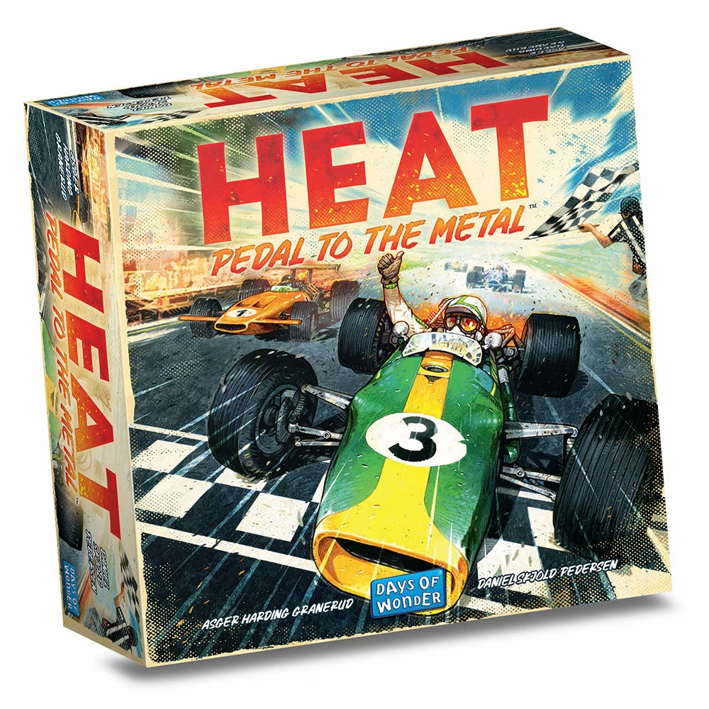 Cutia jocului de societate Heat: Pedal to the Metal