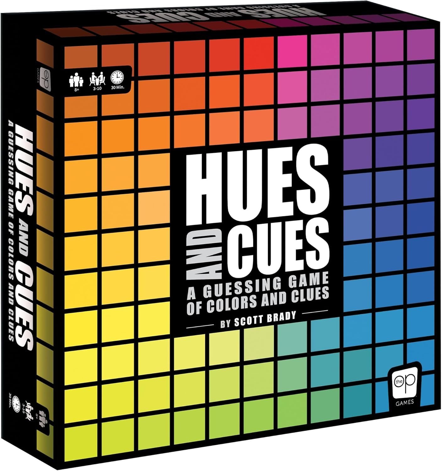 Cutia jocului de societate Hues and Cues