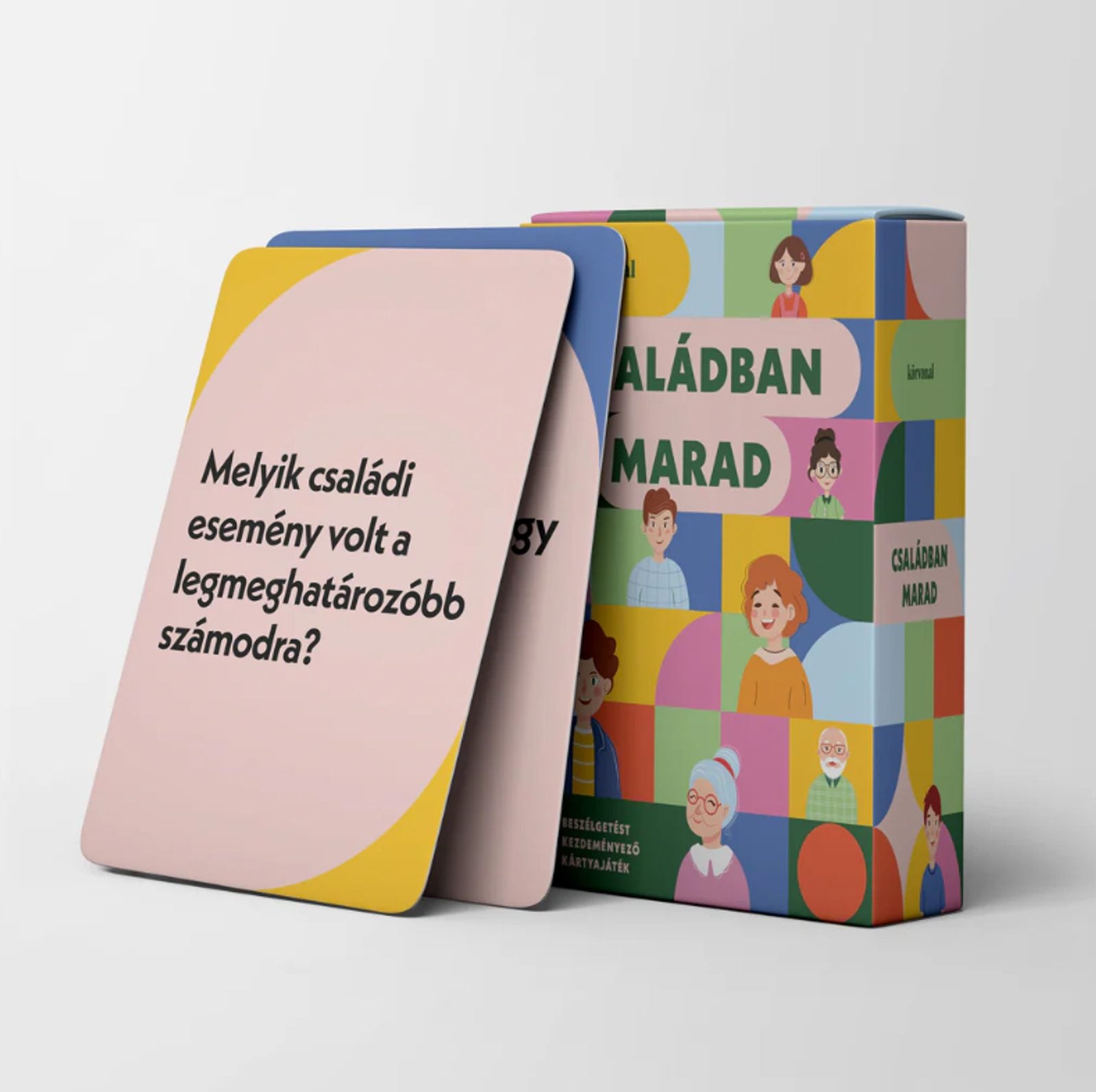 Cărțile jocului de societate Körvonal: Családban marad