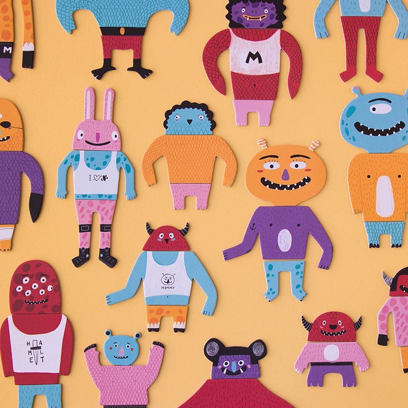 Conținutul jocului de societate My Monsters