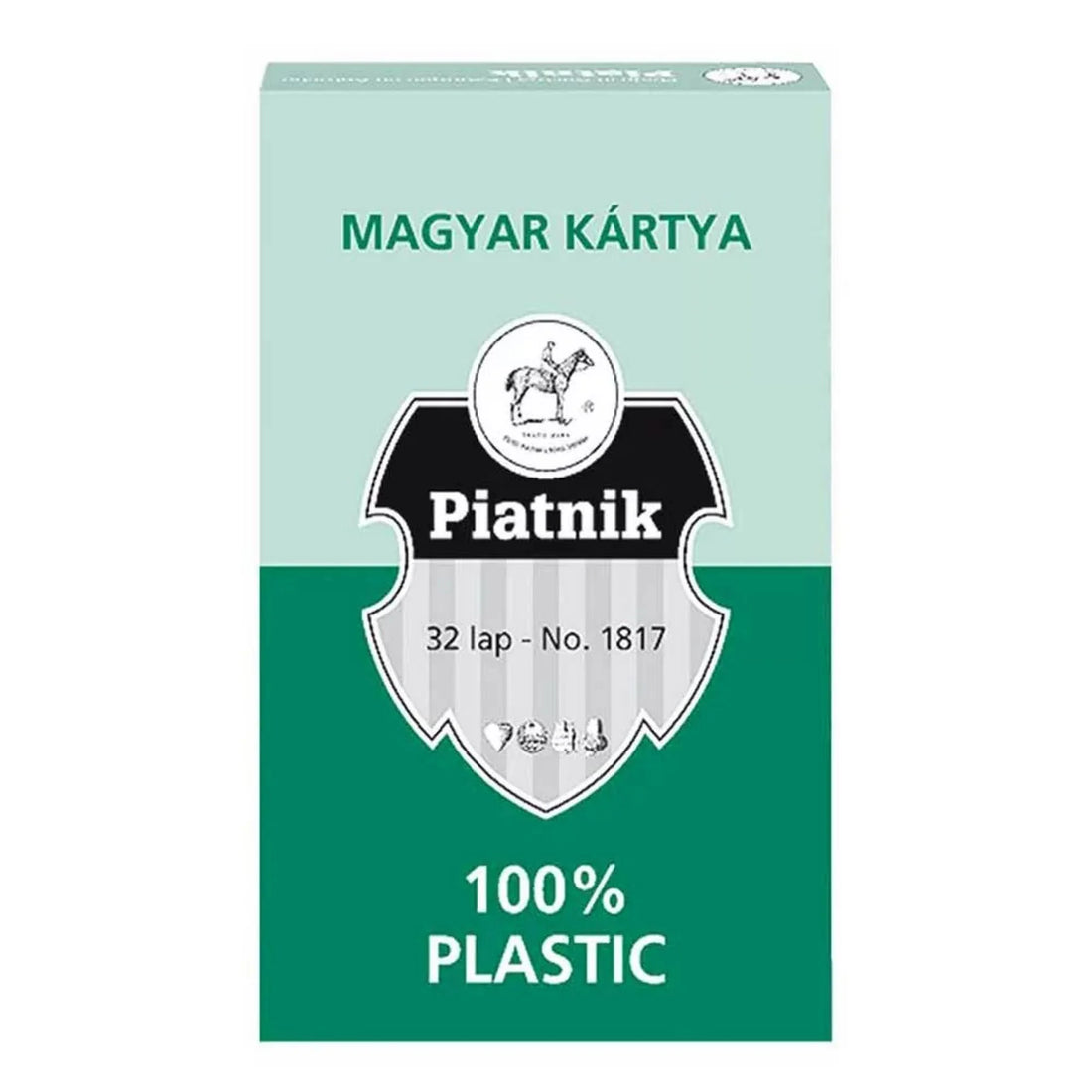 Cutia jocului de societate Cărți de joc ungurești - Plastic