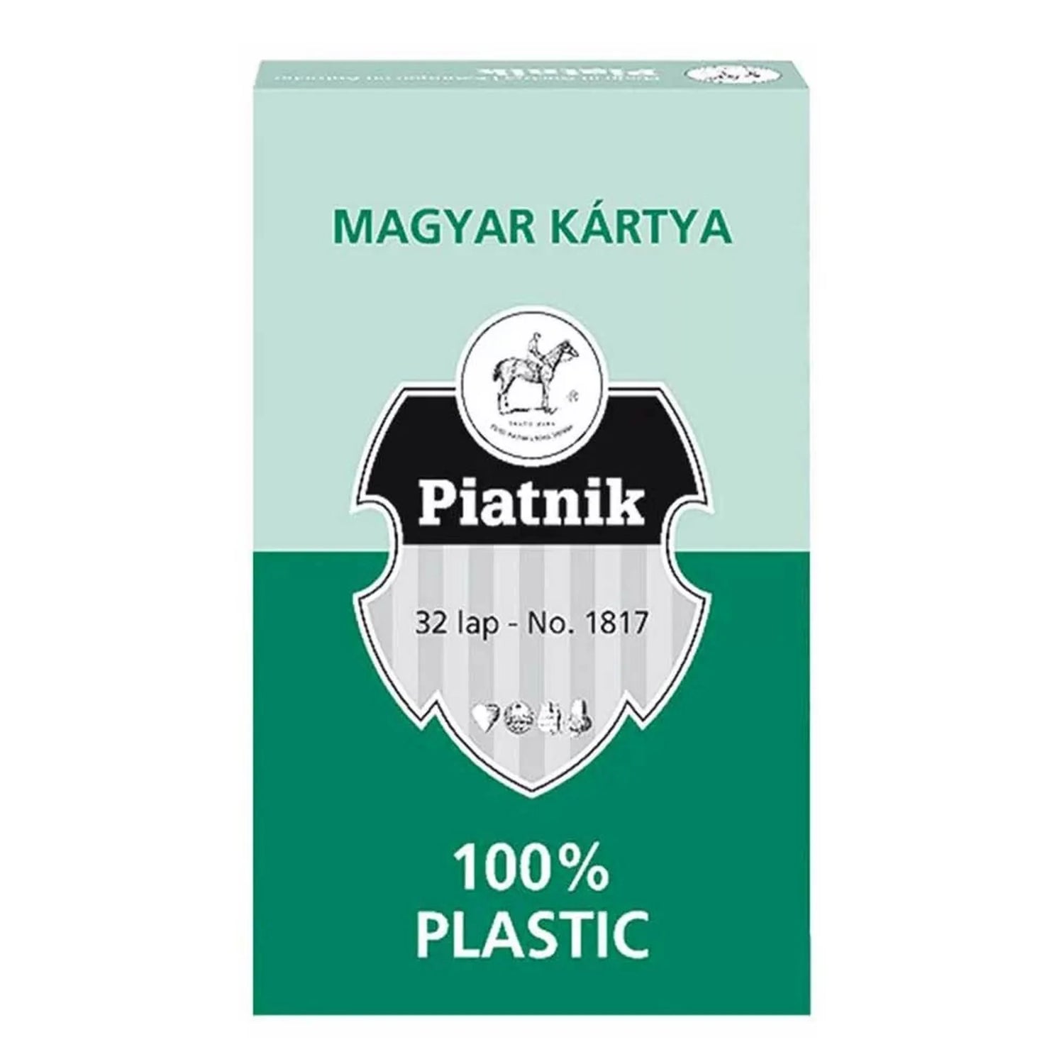 Cutia jocului de societate Cărți de joc ungurești - Plastic
