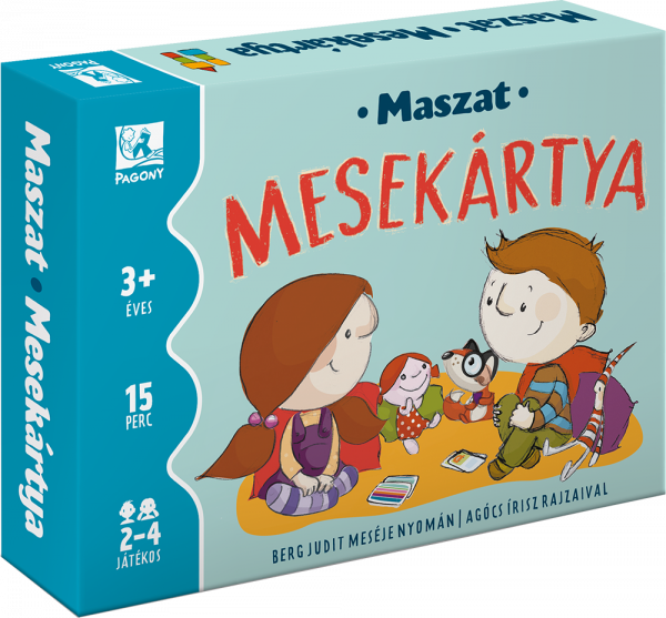 Cutia jocului de societate Maszat Mesekártya