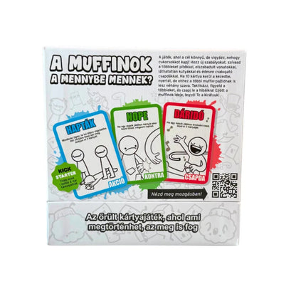 Spatele cutiei jocului de societate Muffin Time